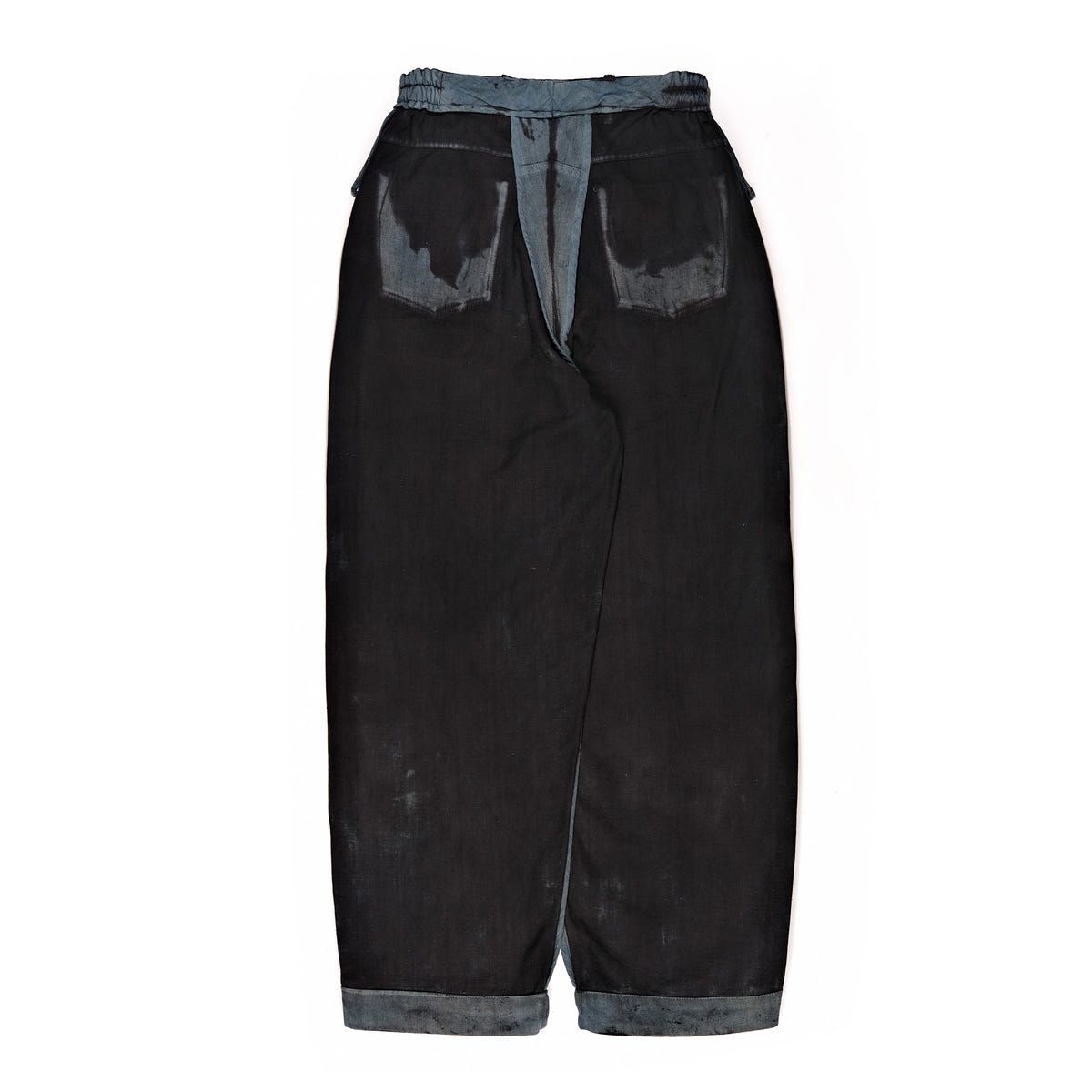Handspun Bakr Denim in Rust black - image 8