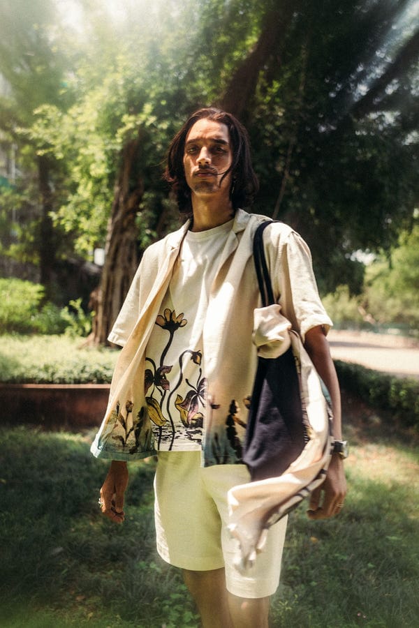bakr — Blossom shirt in Ecru