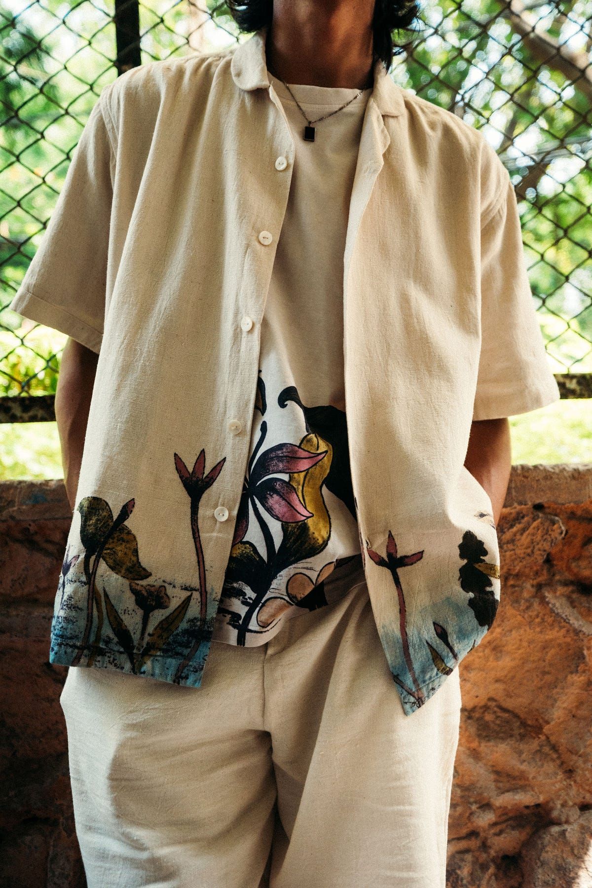 Blossom shirt in Ecru - image 4