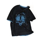 Skull head in “Neon indigo” view 1