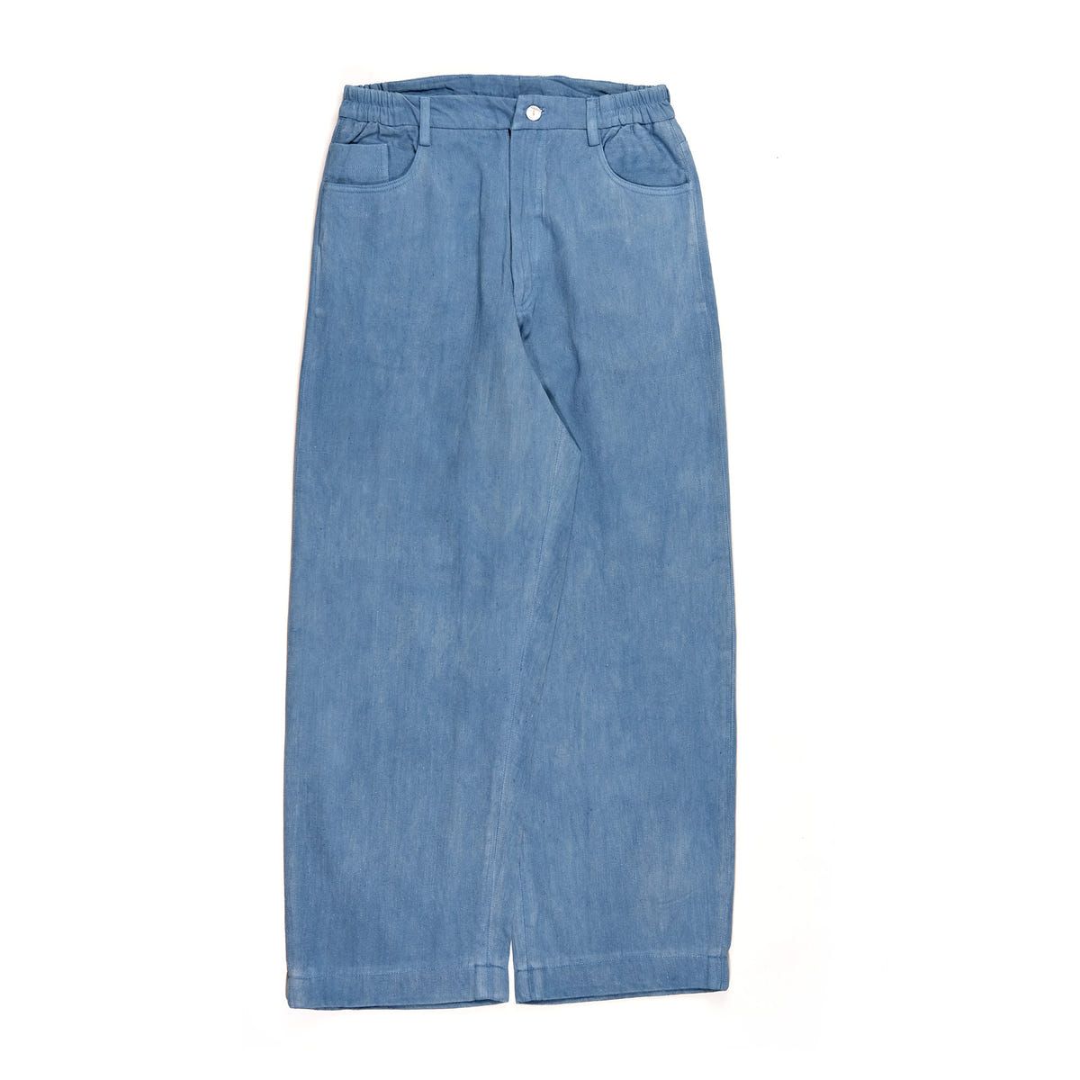 Handspun Bakr Denim in Ice indigo - image 1
