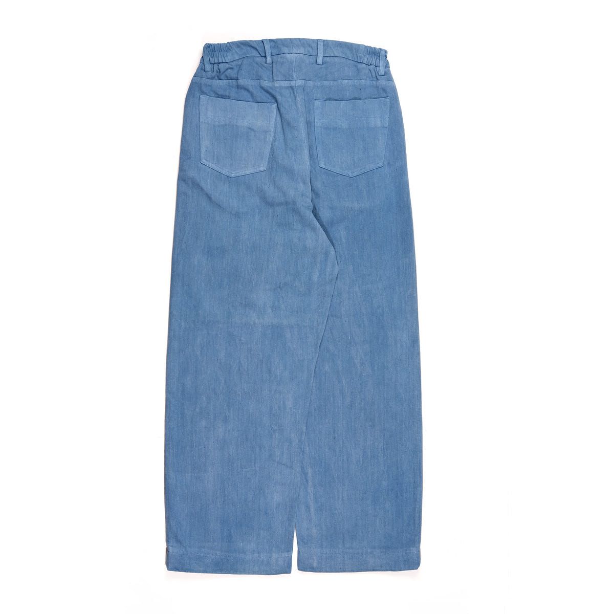Handspun Bakr Denim in Ice indigo - image 3