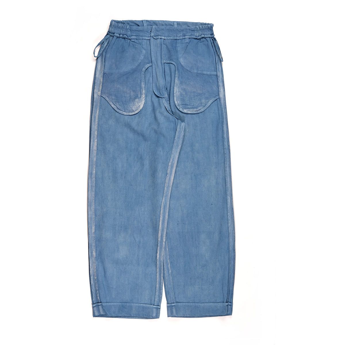 Handspun Bakr Denim in Ice indigo - image 5