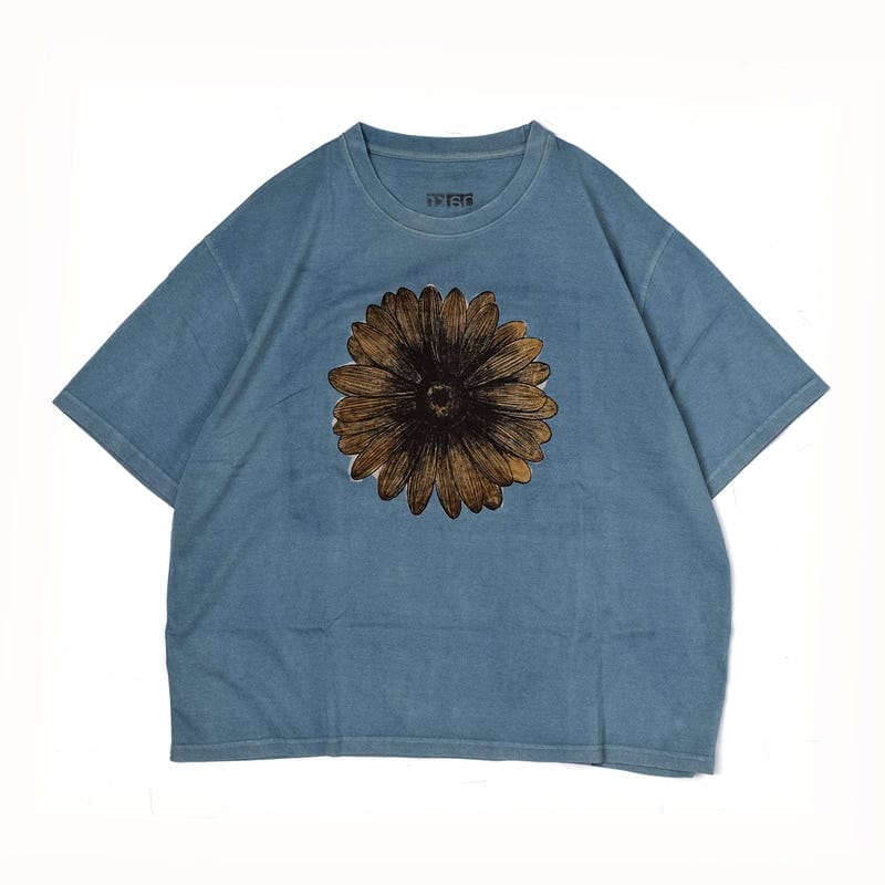 sunflower In “ Indigo ink”