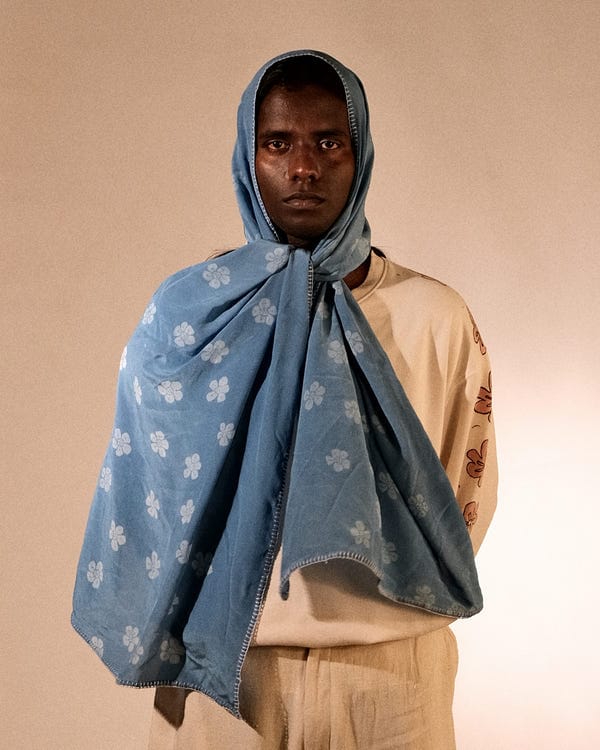 bakr — Floating flowers in “ Indigo Ice”