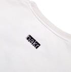 oversized printed organic cotton crew neck in Ecru view 6