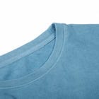 oversized organic cotton crew neck in light indigo view 4