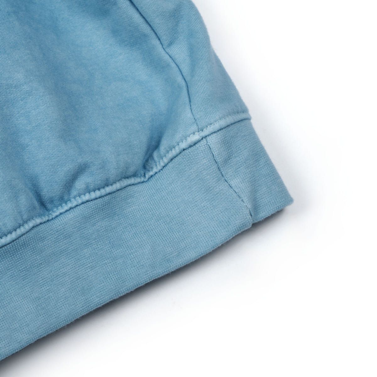 oversized organic cotton crew neck in light indigo - image 5