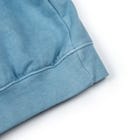 oversized organic cotton crew neck in light indigo view 5