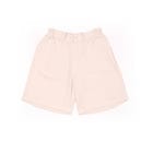 plain unisex shorts in ecru view 1