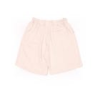 plain unisex shorts in ecru view 3