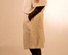 plain unisex shorts in ecru view 6
