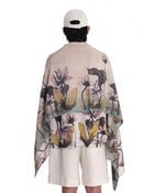 Silk Stole In “ Lotus Garden” view 2