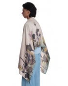 Silk Stole In “ Lotus Garden” view 4