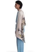 Silk Stole In “ Lotus Garden” view 5