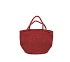 Bakr baobab basket in Madder red view 1
