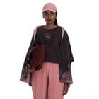 Bakr baobab basket in Madder red view 2