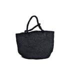 Bakr baobab basket in Rust black view 1