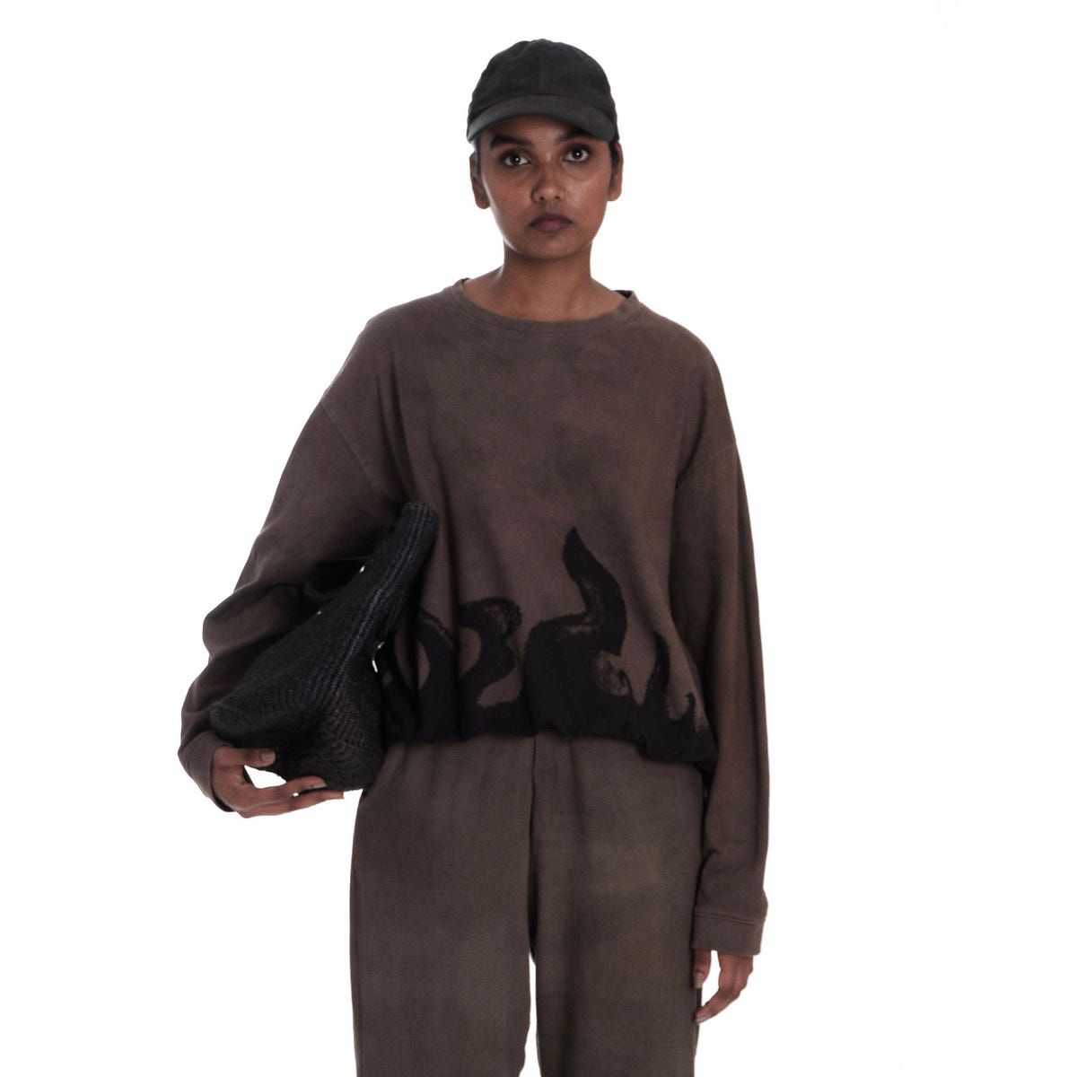 Bakr baobab basket in Rust black - image 2