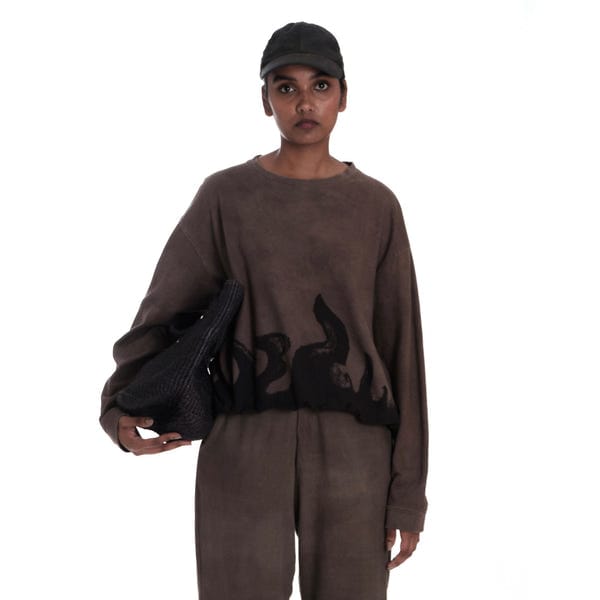 bakr — Bakr baobab basket in Rust black