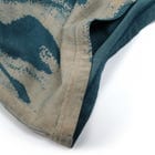 oversized organic cotton printed t-shirt in forest teal view 3