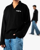 Johnny Collar Ribbed T-Shirt Black view 1
