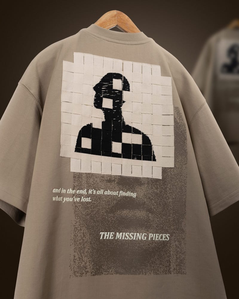 THE MISSING PIECES T-SHIRT (CAMEL)