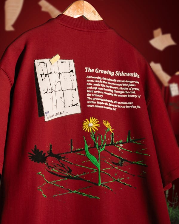 Blckorchid — THE GROWING SIDEWALKS T-SHIRT