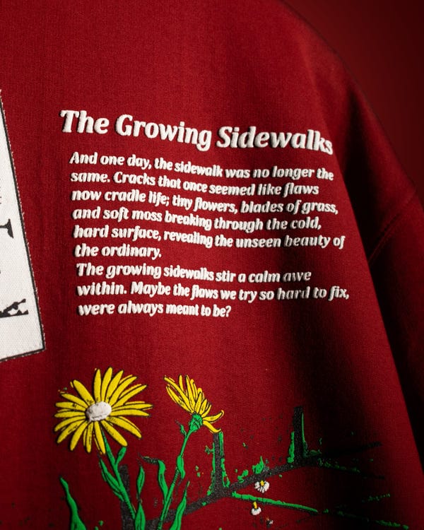 Blckorchid — THE GROWING SIDEWALKS T-SHIRT