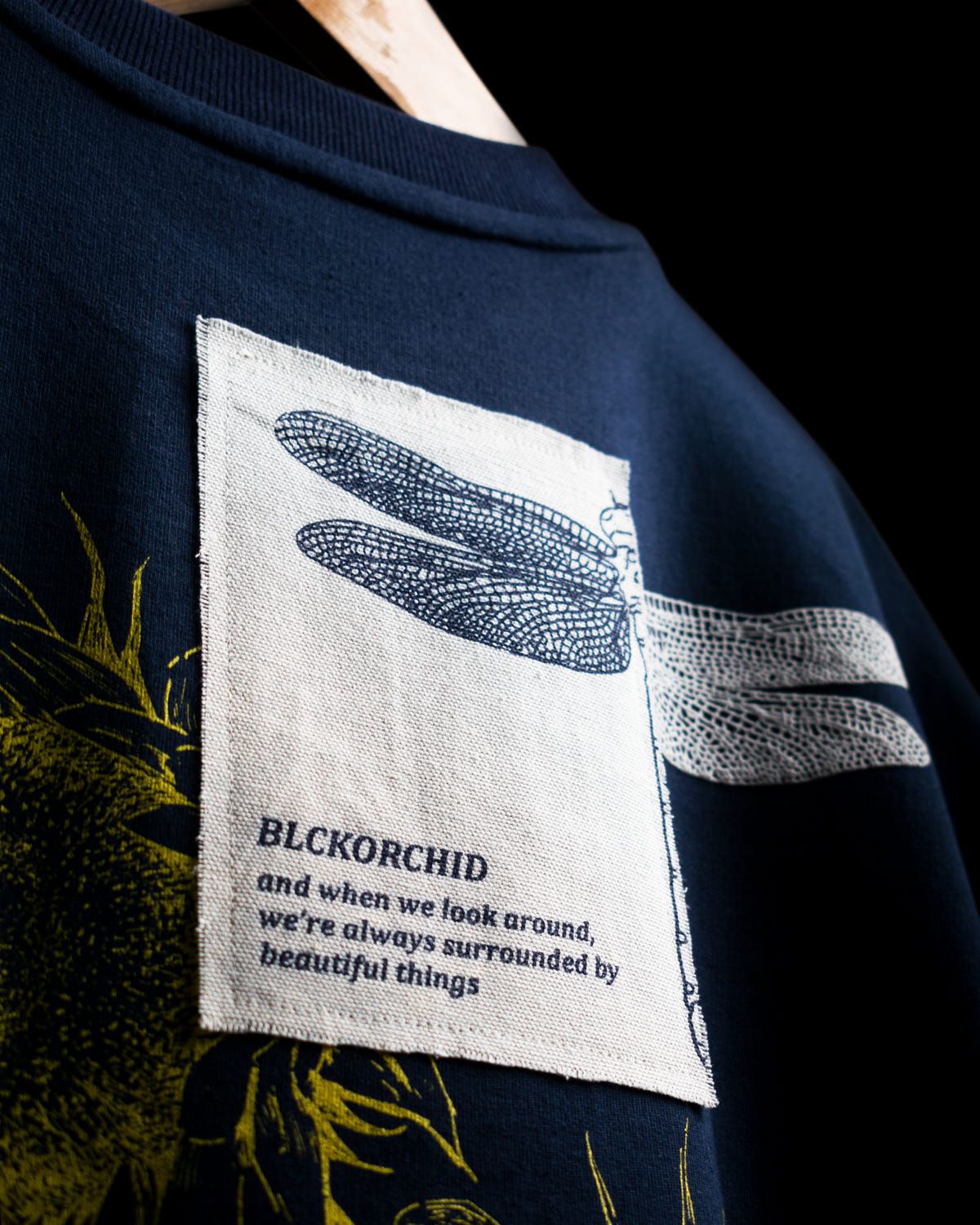 FINDING PEACE T-SHIRT (NAVY) - image 2