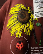 FINDING PEACE 2.0 T-SHIRT [BURNT UMBER] view 3