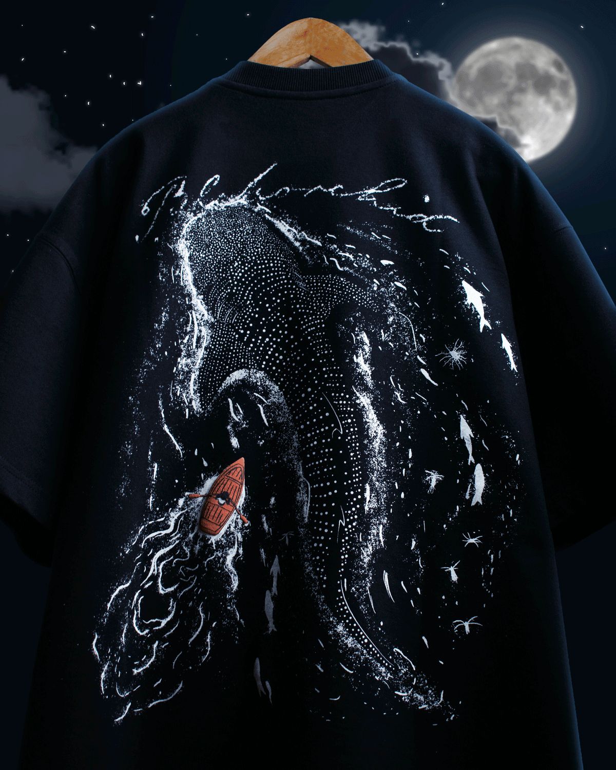 A GLOWING OCEAN T-SHIRT [GLOW IN DARK] - image 1