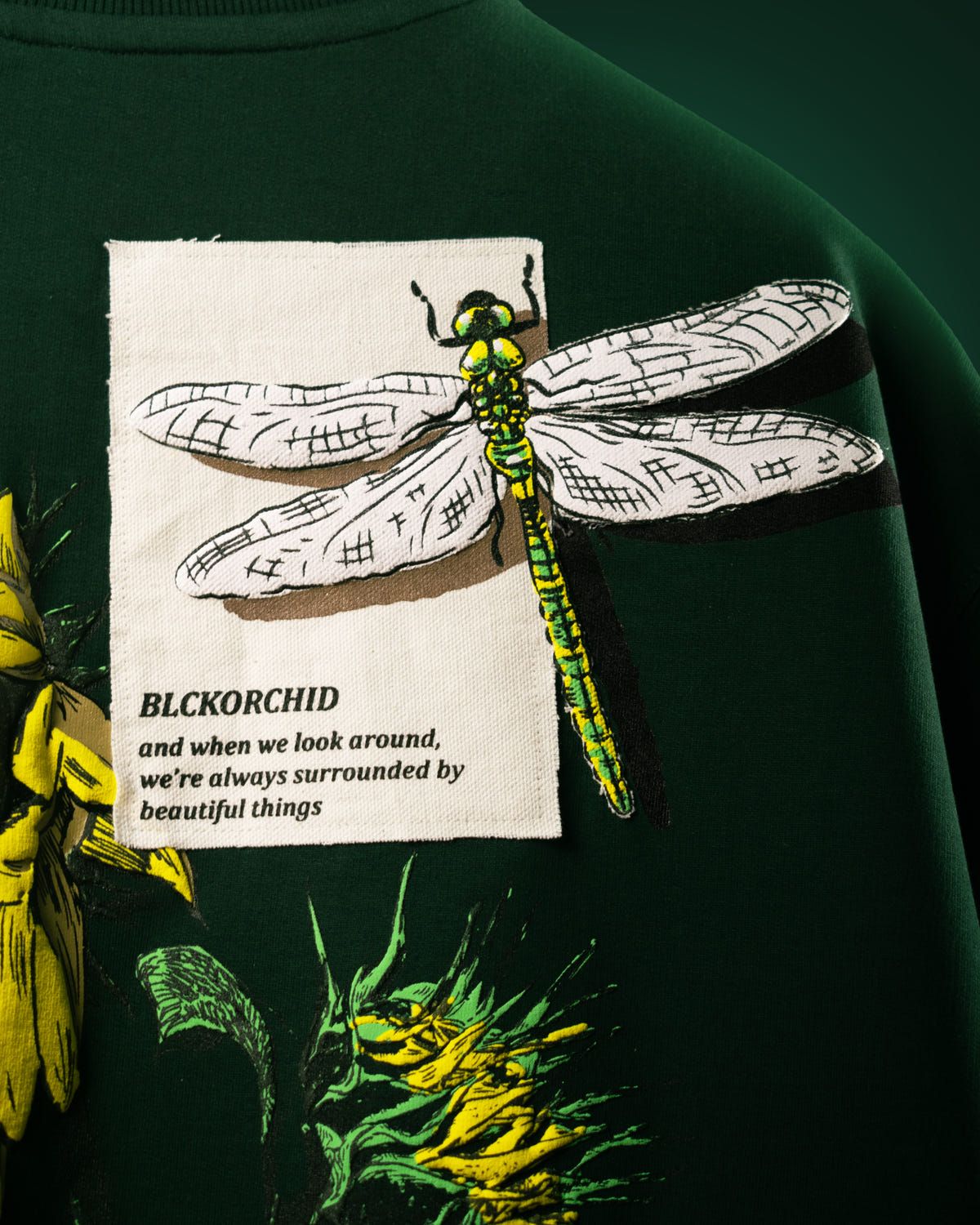 FINDING PEACE 2.0 T-SHIRT [FOREST GREEN] - image 3