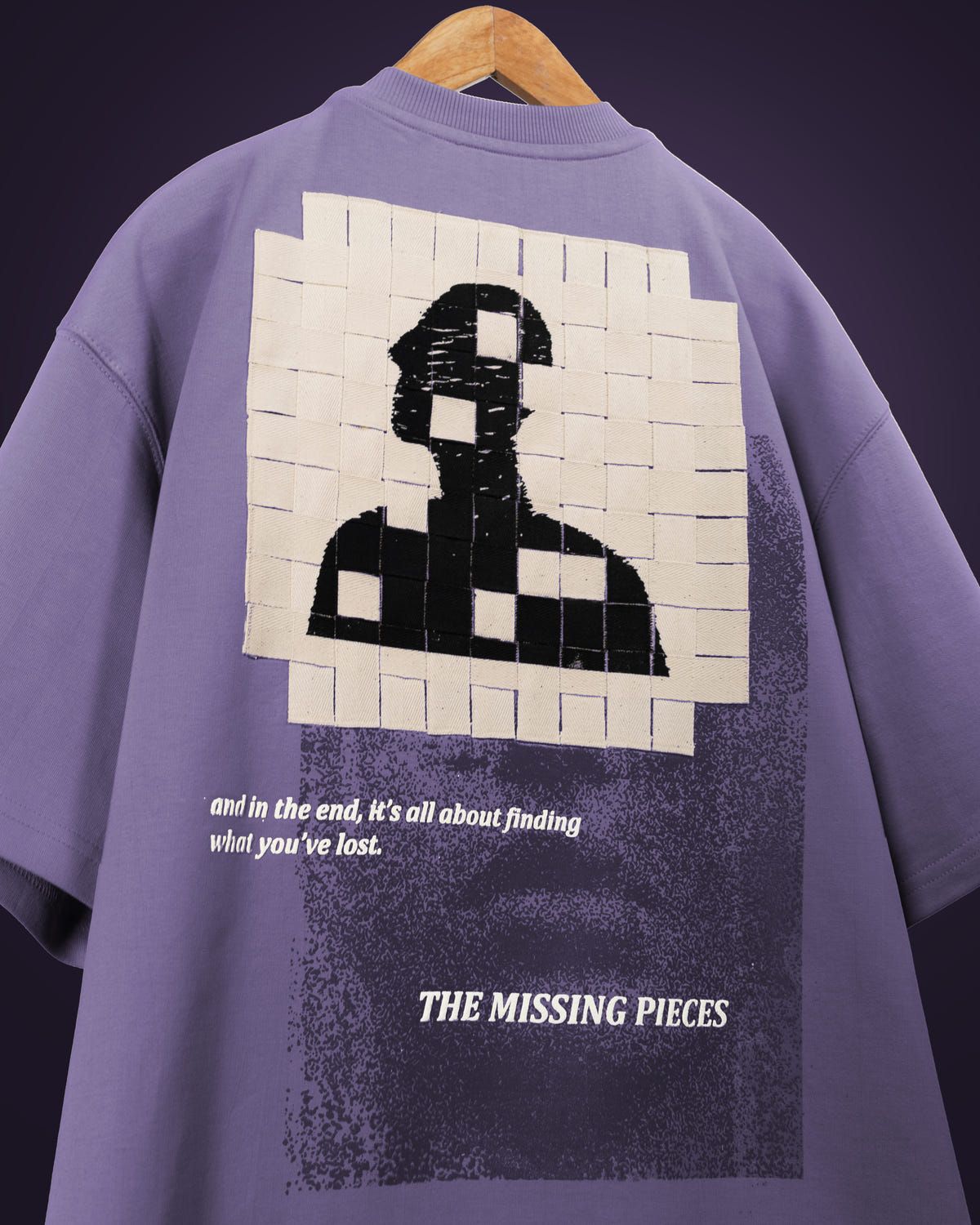 THE MISSING PIECES T-SHIRT (LILAC) - image 1