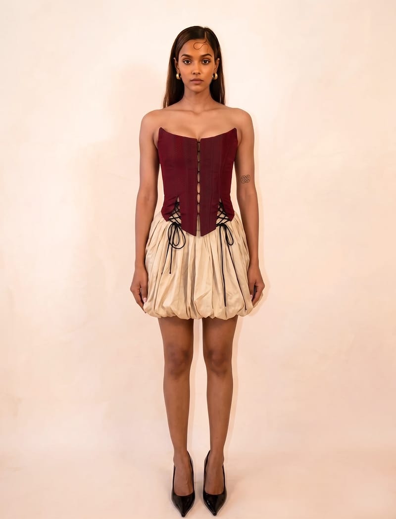 RAINA V | Four Panel Corset | S-M
