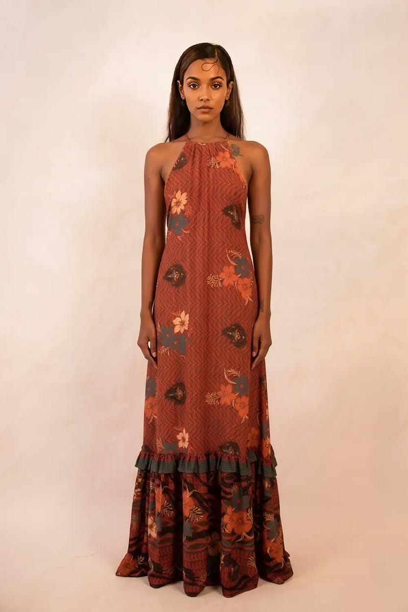 YAMI | High Neck Dress | One size