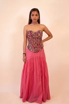 CHOLA | Embroidered corset | S-M view 1