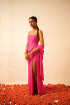 FALAK I | Silk Brocade Tube Corset | S-M view 3