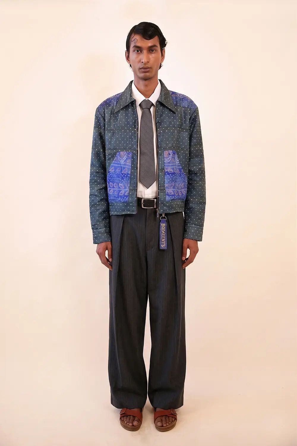 RAJEEV JACKET | Kantha emrboidered jacket | S-M-L - image 1