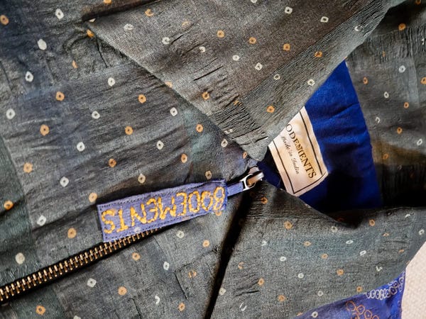 BODEMENTS — RAJEEV JACKET | Kantha emrboidered jacket | S-M-L