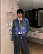 RAJEEV JACKET | Kantha emrboidered jacket | S-M-L view 3