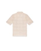 Textured Polo Oat T-shirt (Regular Fit) view 6