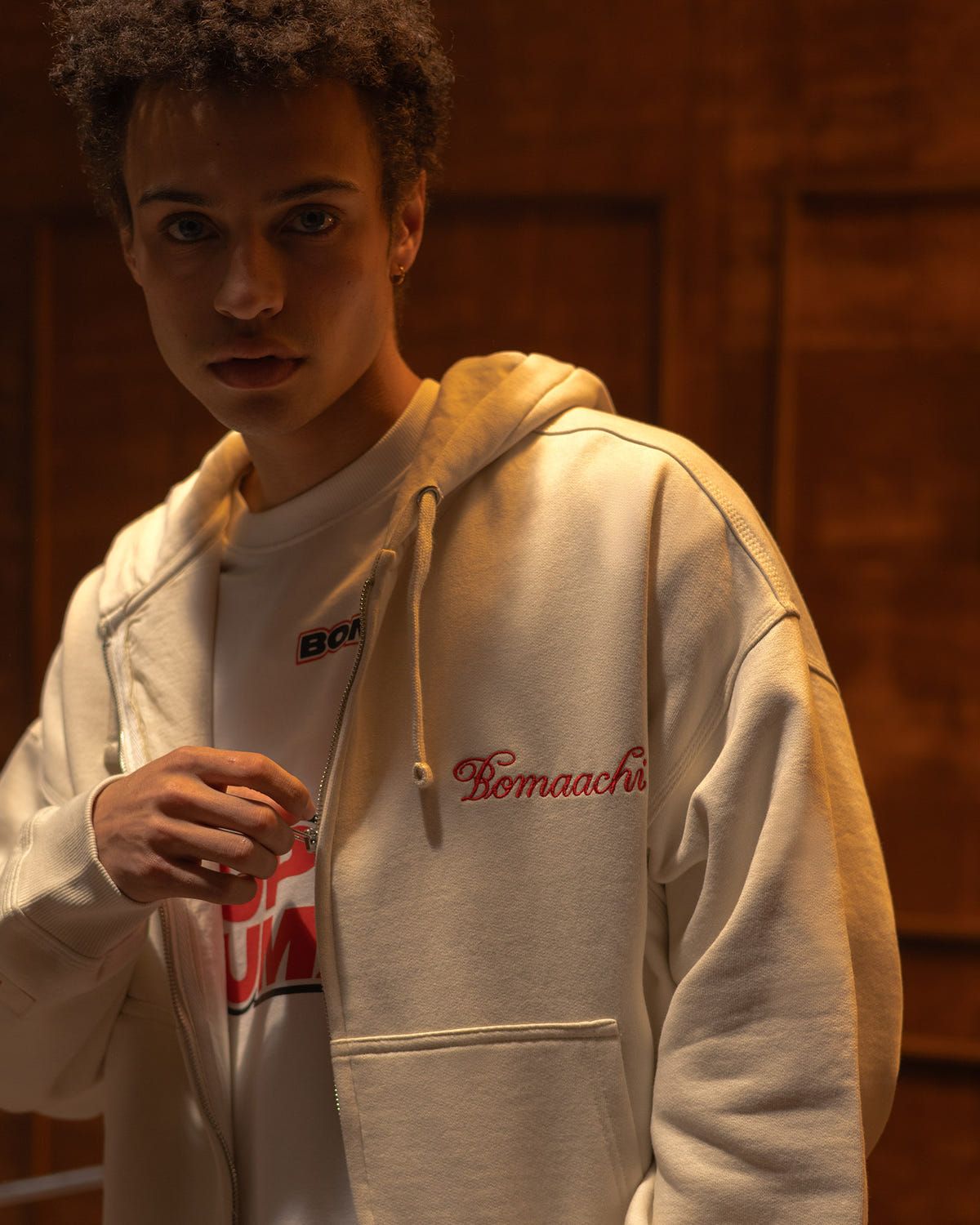 The Signature Rope Zip-Up - Cloud Dancer - image 6