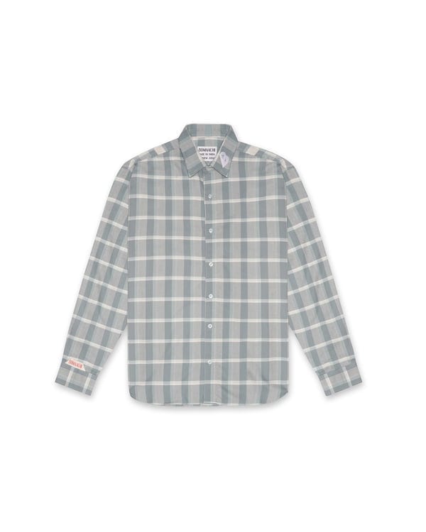 BOMAACHI — Checkered Shirt Blue