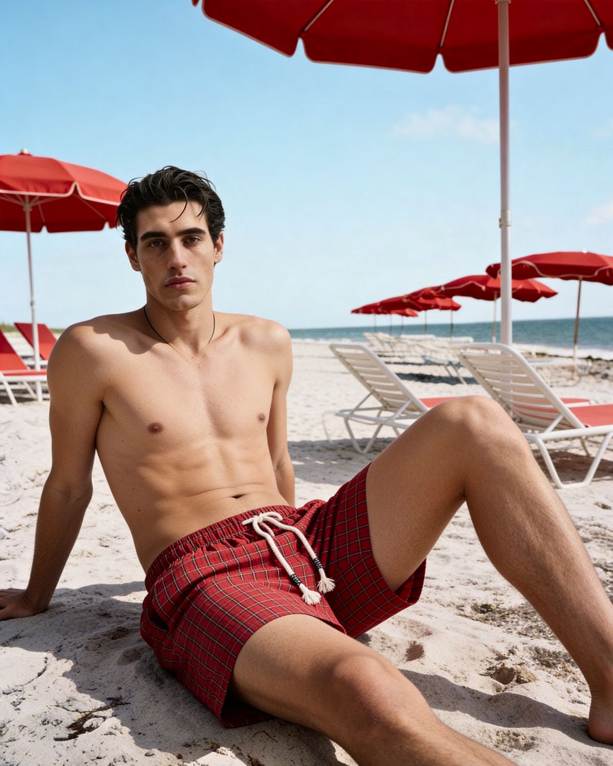 Red Checkered Boxer Shorts - image 5
