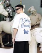 I Hate Crowds white view 4