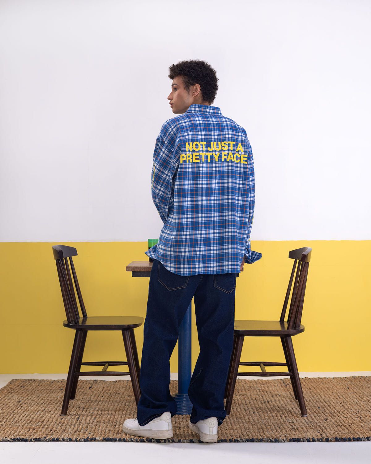Not Just A Pretty Face Blue Shirt - image 3