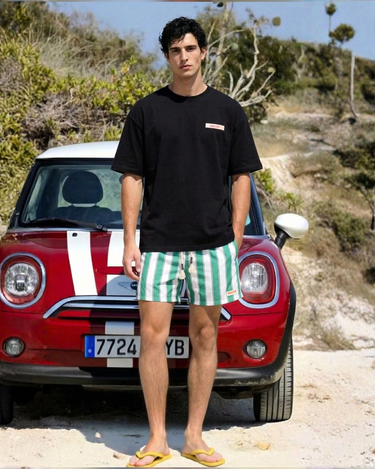 Cannes Beach Surfer Black - image 3