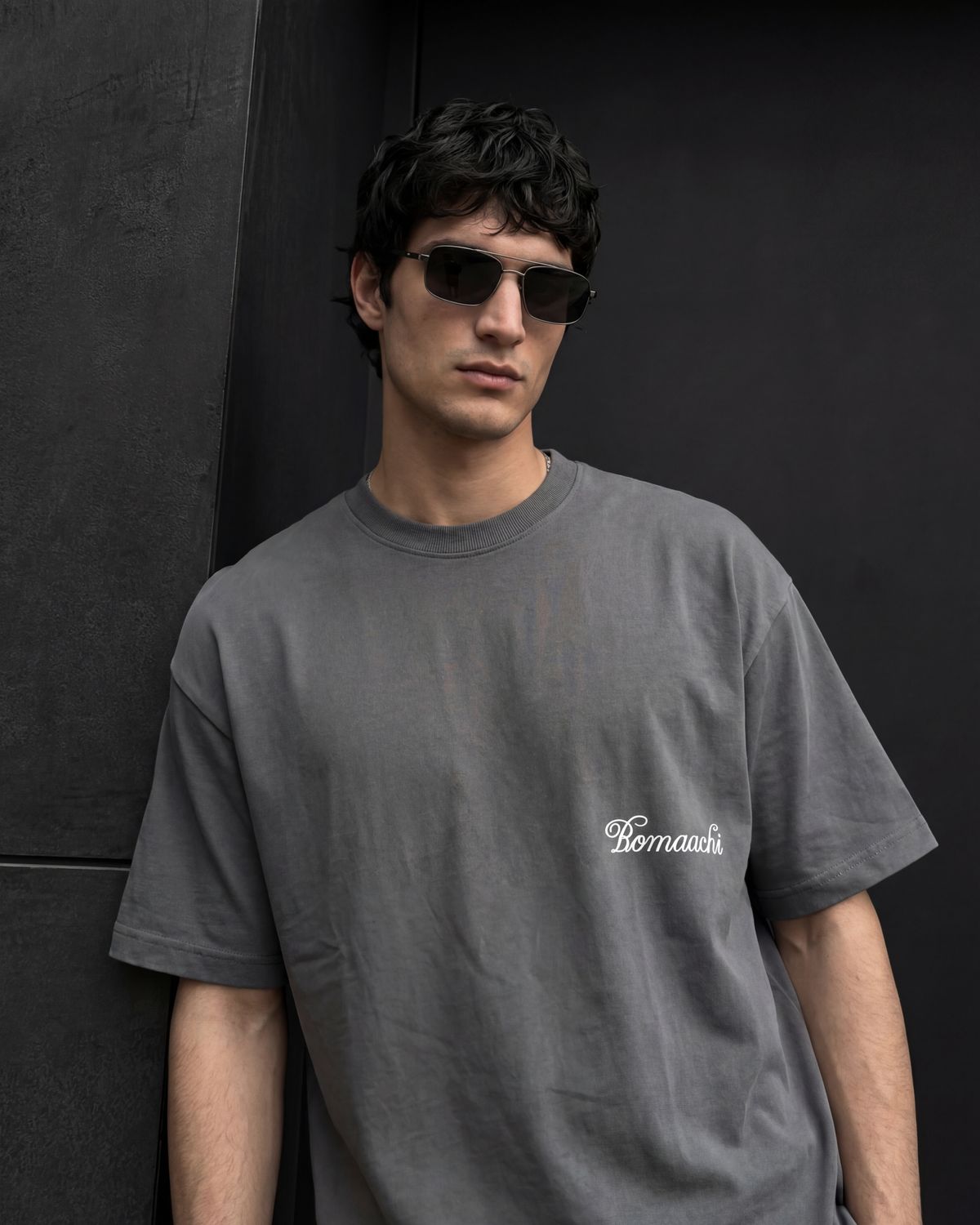 Blank Steel Grey T-shirt - image 3