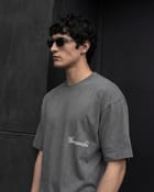 Blank Steel Grey T-shirt view 4
